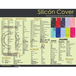 Funda silicon case colores